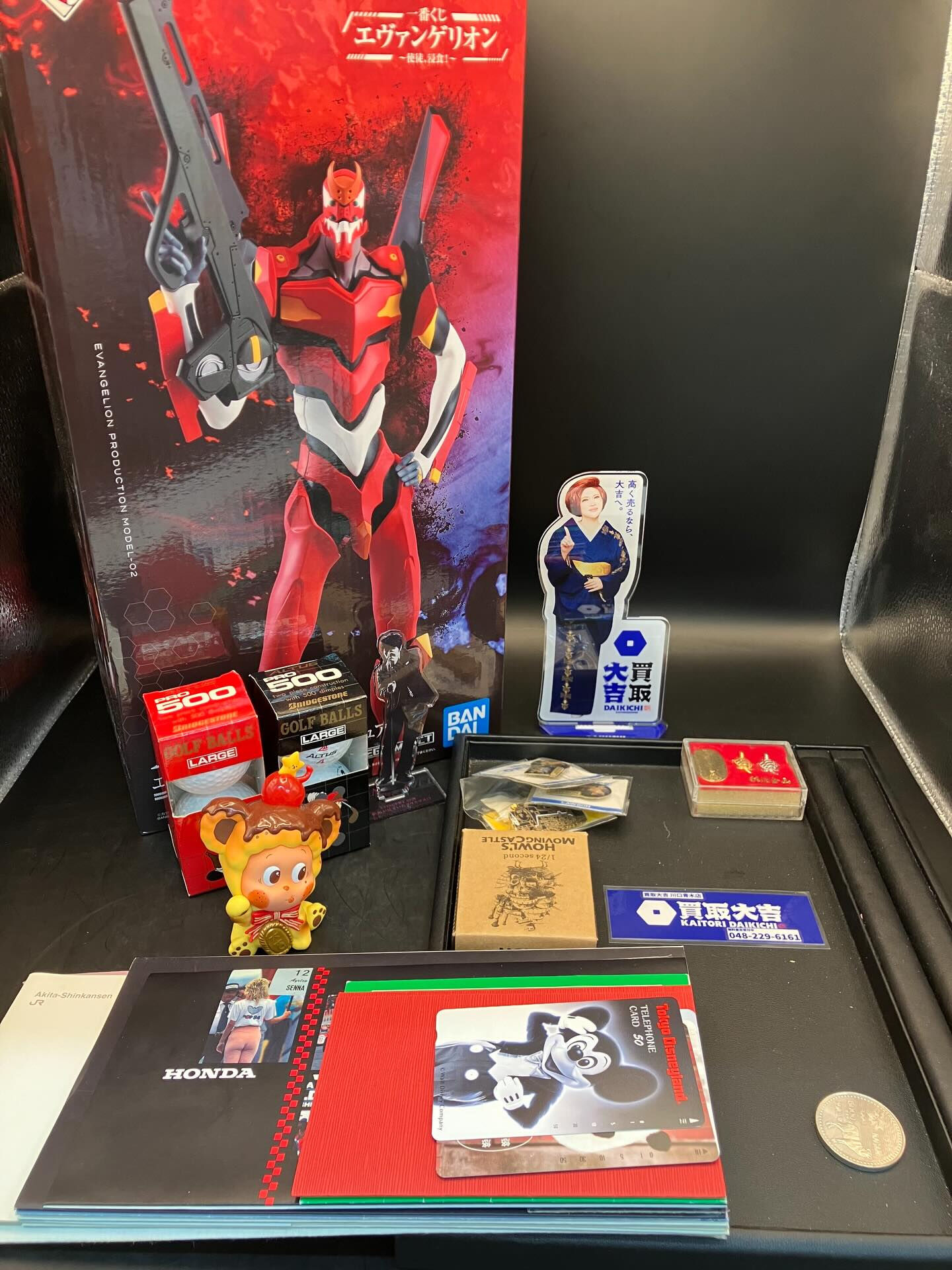 フィギュアやテレカなど沢山お譲りいただきました♪